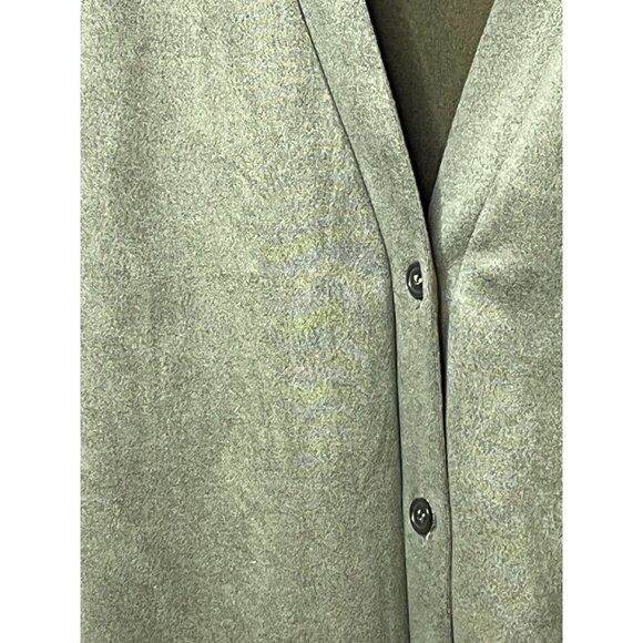 J for Justify Womens 3X Faux Suede Tunic Top Button Front Belted Casual Plus - Picture 13 of 13